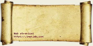 Danica Jovović vizit kartica